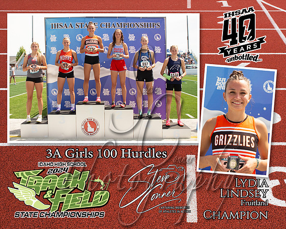 3A Girls 100 MH Lydia Lindsey