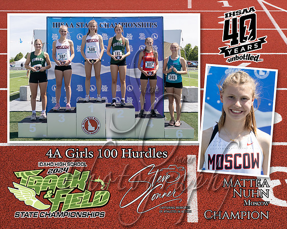 4A Girls 100 Hurdles Mattea Nuhn