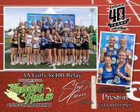 4A Girls 4x400 Relay Preston
