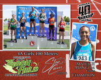 4A Girls 100 Matejah Mangum