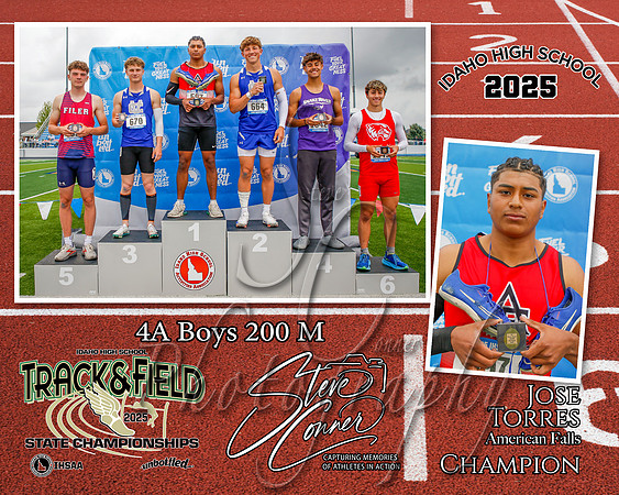 4A Boys 200 M Champion - Jose Torres
