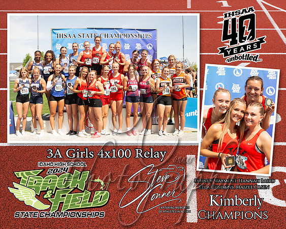 3A Girls 4x100 Relay - Kimberly