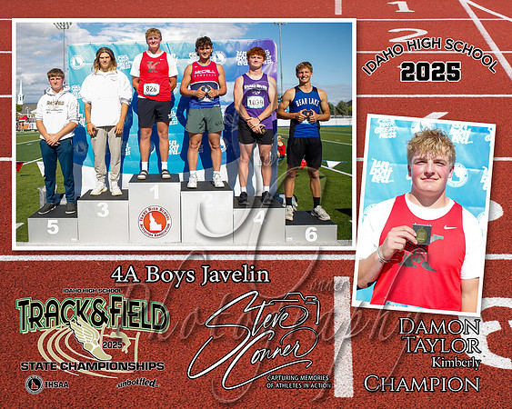 4A Boys Javelin Champion - Damon Taylor
