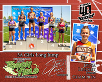 3A Girls Long Jump Lydia Lindsey