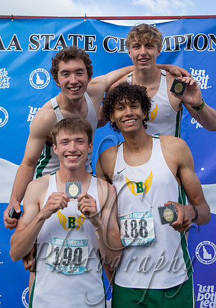 5A Boys 4x400 Relay Champions - Borah