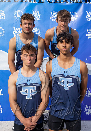 4A Boys 4x400 Relay Champions - Twin Falls