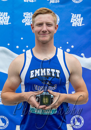 4A Boys 110 Hurdles Champion - Landon Helms - Emmett