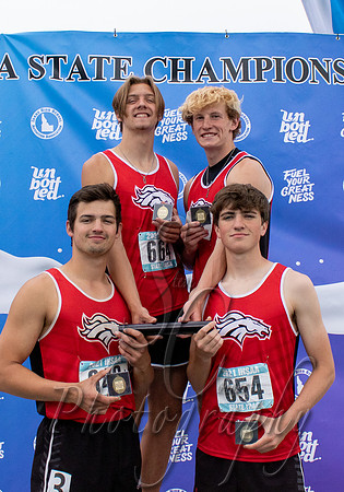 2A Boys 4x100 Relay Champions - Melba