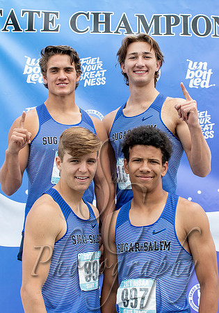 3A Boys 4x200 Relay Champions - Sugar Salem