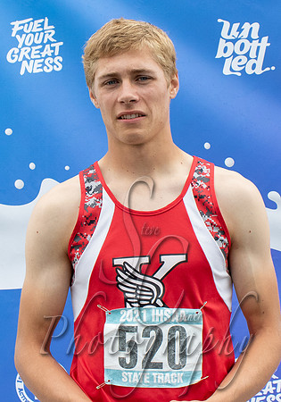 3A Boys 300 Hurdles Champion - Bridger Schiess - Kimberly