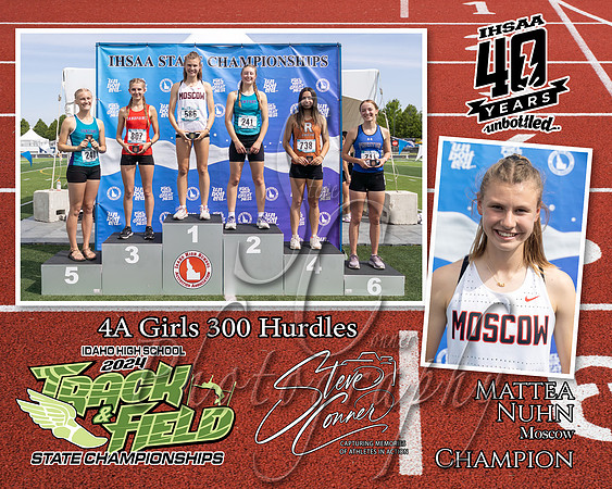 4A Girls 300 MH Mattea Nuhn
