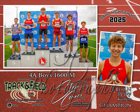4A Boys 1600 M Champion - Ethan Poff
