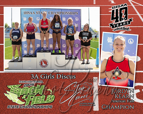 3A Girls Discus Jordyn Kearn