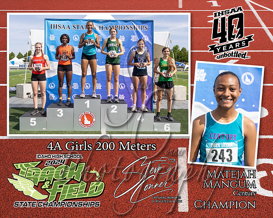 4A Girls 200 Matejah Mangum