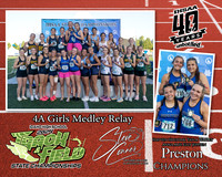 4A Girls Medley Relay Preston