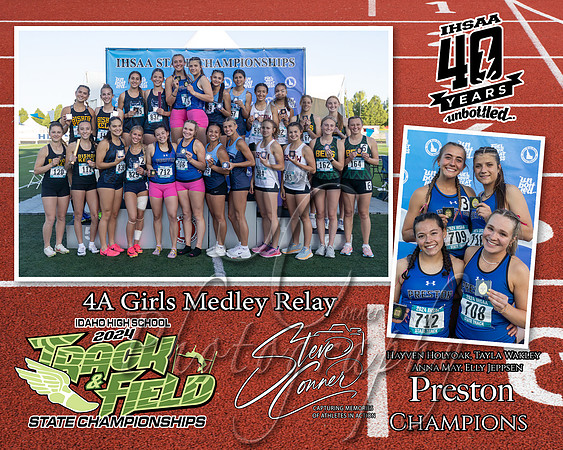 4A Girls Medley Relay Preston
