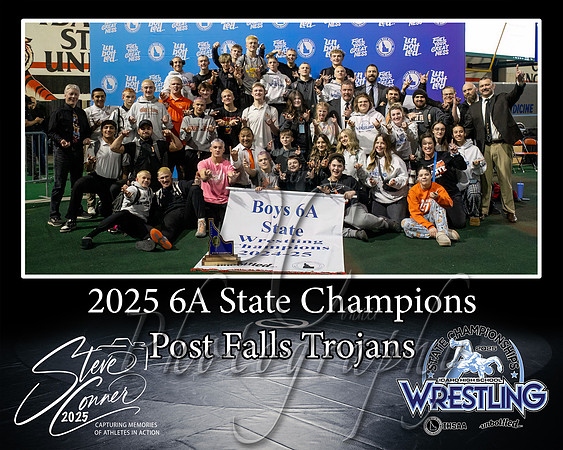 2025 6A State Champions Post Falls Memory Mate