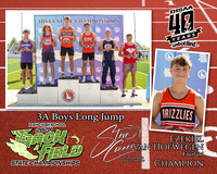 3A Boys Long Jump Ezekiel Van Hofwegen