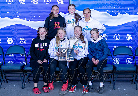 5A Girls Academic Champions - Highland