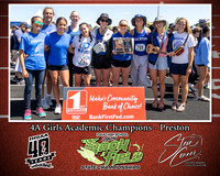 4A Girls Academic Champions - Preston