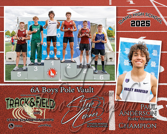 6A Boys Pole Vault Champion - Paul Anderson