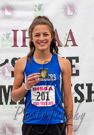 2A Girls Long Jump Champion Brooke Weimer Cole Valley