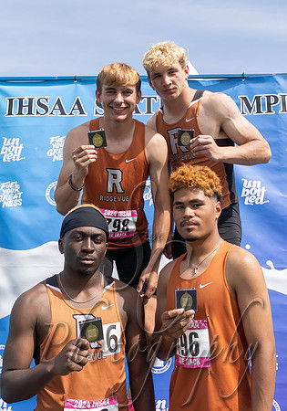 4A Boys 4x100 Relay Champions- Ridgevue 2