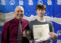 2A 120lb Champion - Gavin Peterson & Coach - West Side