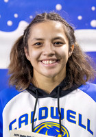 Girls 107lb Champion - Nia Avelino - Caldwell
