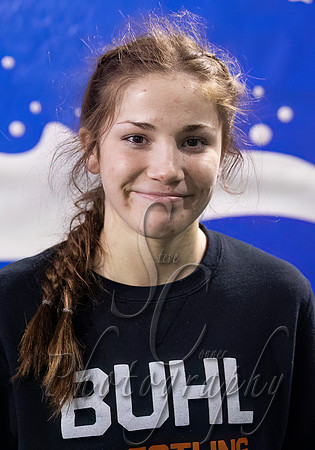 Girls 138lb Champion - Roxy Sheen - Buhl
