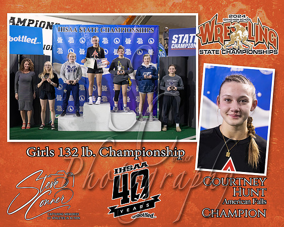 Girls 132lb Courtney Hunt