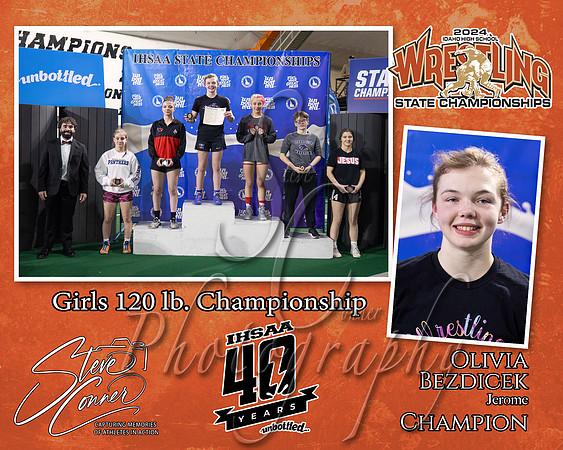 Girls 120lb Olivia Bezdicek
