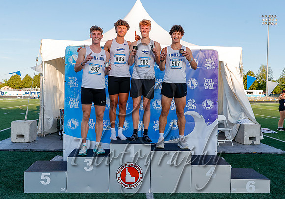 6A Boys 4x800 Relay Champions - Timberline 3