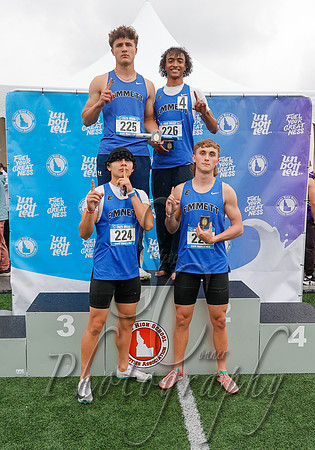5A Boys 4x100 Relay Champions - Emmett 2