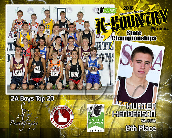2A Boys 8th Place Hunter Henderson