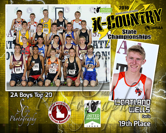 2A Boys 19th Place Cortland Wells
