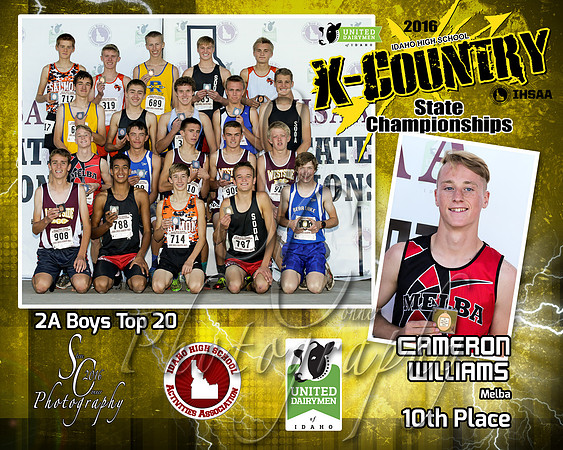 2A Boys 10th Place Cameron Williams