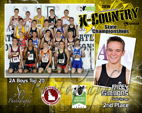 2A Boys 2nd Place Riley Simmons