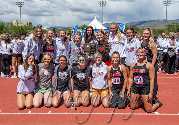 5A Girls Academic Champions - Highland