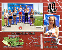 3A Girls Pole Vault - Lydia Townsend