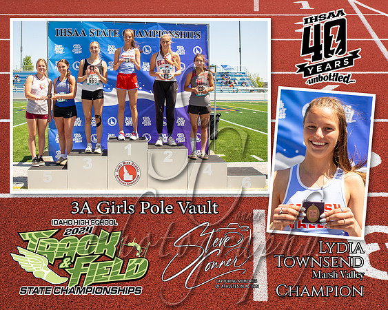 3A Girls Pole Vault - Lydia Townsend