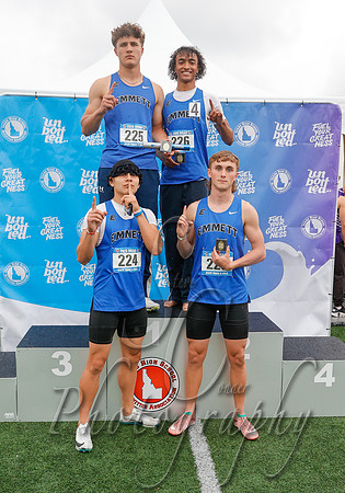 5A Boys 4x100 Relay Champions - Emmett 3