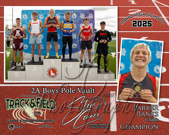 2A Boys Pole Vault Champion - Parker Banks