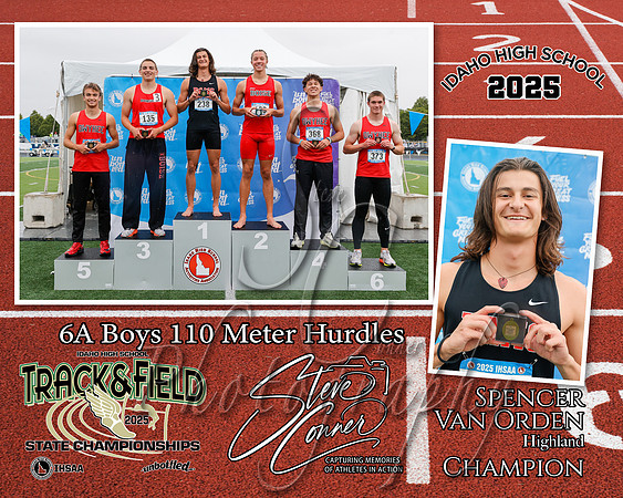 6A Boys 110 MH Champion - Spencer Van Orden