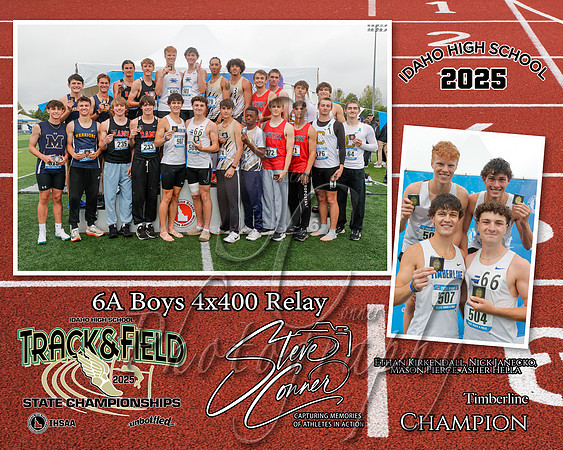 6A Boys 4x400 Relay - Timberline