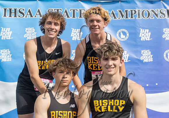 4A Boys 4x400 Relay Champion - Bishop Kelly