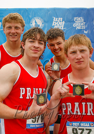2A Boys 4x100 Relay Champion - Prairie