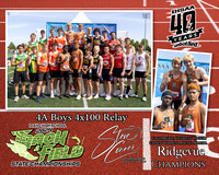 4A Boys 4x100 Relay Ridgevue