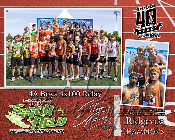 4A Boys 4x100 Relay Ridgevue