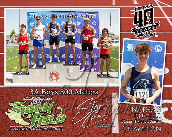 3A Boys 800 M Nathan Russell